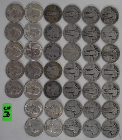 40 SPECTACULAR SILVER QUARTERS!!