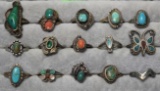 NATIVE AMERICAN STERLING RINGS!!