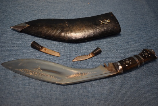 VINTAGE KUKRI KNIFE!!