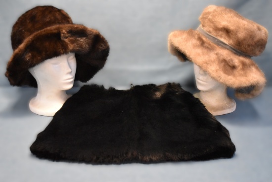 FUR HATS & SKIRT!!