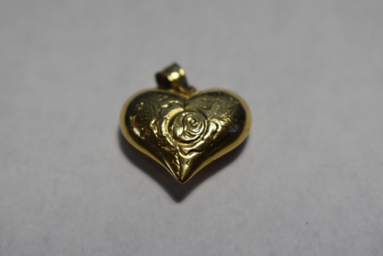 10 KT GOLD HEART!!