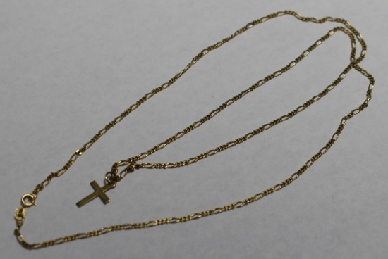 GOLD NECKLACE & PENDANT!!