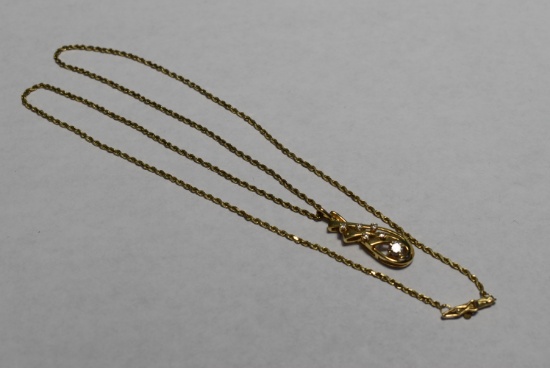 INCREDIBLE DIAMOND PENDANT NECKLACE!!