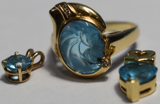14KT GOLD RING & PENDANTS!!!