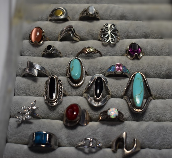 STERLING RING COLLECTION!!