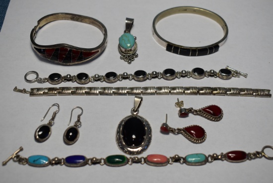 MEXICAN STERLING ART JEWELRY!!