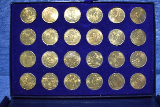 1984 OLYMPIC TRANSIT TOKEN SET!!!