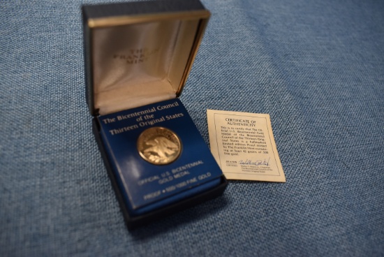 BICENTENNIAL COUNCIL, 13 STATES GOLD COIN!!