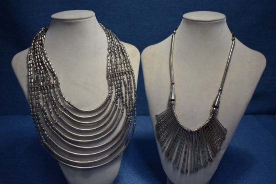 NATIVE AMERICAN SILVER NECLKACES!!