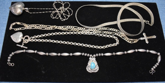 STUNING SILVER NECKLACES!!