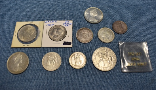 SILVER COINS FROM AROUND THE WORLD!!
