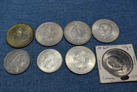 SILVER COINS FROM AROUND THE WORLD!!