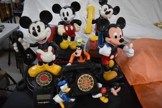 VINTAGE MICKEY MOUSE PHONES!!!