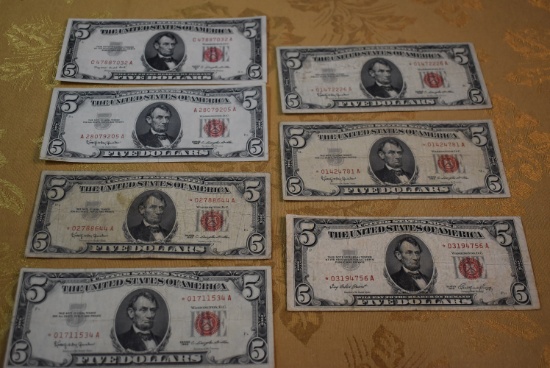 $5 RED SEAL STAR NOTES +