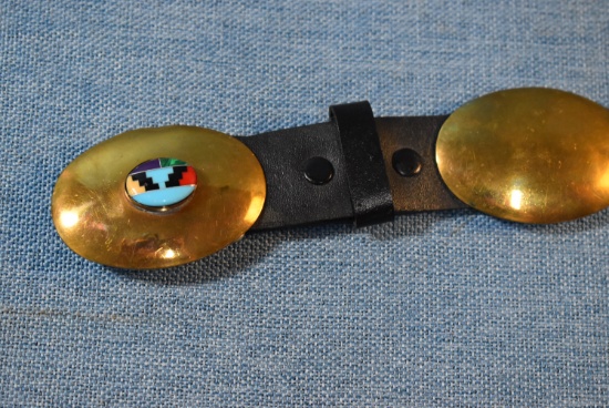 SIGNED ZUNI CONCHA BELT!!