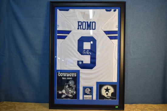 TONY ROMO SIGNED & FRAMED!!!