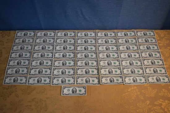 SEQUENTIAL $2 BILLS!!!!