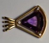HUGE AMETHYST PENDANT!!!