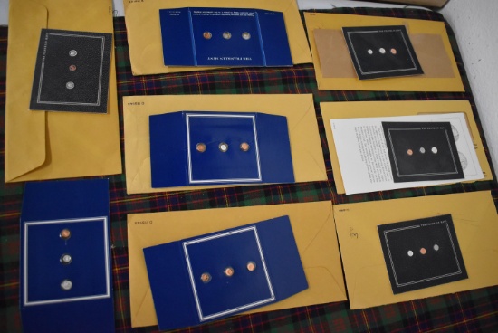 FRANKLIN MINT MINIATURE COIN SETS!!