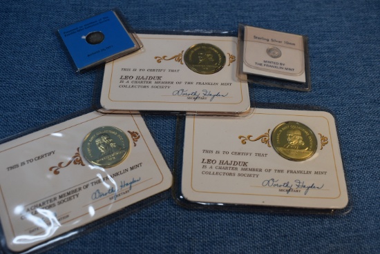 FRANKLIN MINT SILVER COINS!!