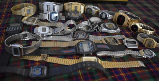 LCD & LED VINTAGE WATCHES!!