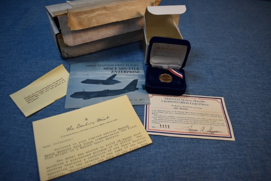 SPACE SHUTTLE GOLD PIECE!!!