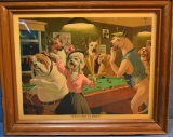 DOGS PLAYING POOL!!!