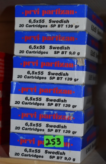 6.5 X 55 SWEDISH AMMO!!