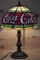 COCA COLA STAINED GLASS LAMP!!