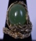 GOLD & JADE RING!!