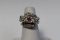 WHITE GOLD, DIAMOND & RUBY RING!!!