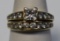 GOLD AND DIAMOND RING!!