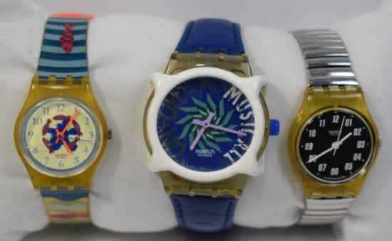 EARLY VINTAGE SWATCH WATCHES!!