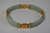 ESTATE GOLD & JADE BRACELET!!