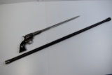 PISTOL SWORD CANE!!!