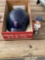 Twins baseball helmet and bobble head