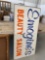 Plastic Sign 5 ft x 30 inches