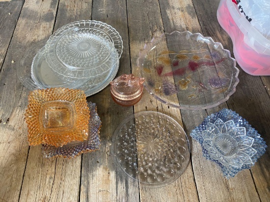 Glassware - plates, dishes