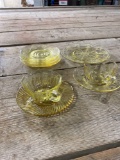 Yellow depression glass