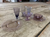 Purple glassware