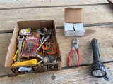 C clamps, pliers, miscellaneous tools