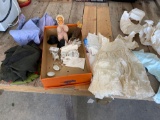 Vintage baby clothes, dolls, misc.