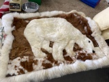 Faux fur rug