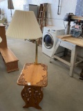 Side table w/ lamp