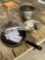 Pans, nonstick farberware - NEW