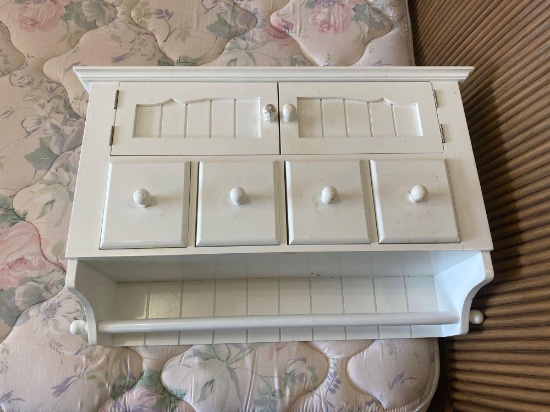 Cabinet with towel bar 24x15