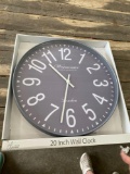 20 inch wall clock NEW