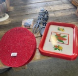 Placemats, trays, misc.