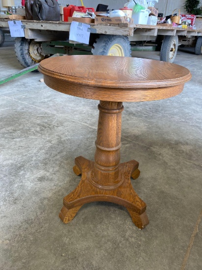 Oak side table