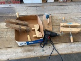 Wood clamps, drill